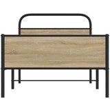 vidaXL Okvir kreveta bez madraca boja hrasta sonome 90 x 190 cm drveni | shoptok.hr