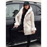 DStreet Kurtka zimowa damska parka ARCTIC beżowa | shoptok.hr