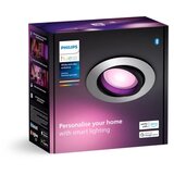 Philips Hue LED vgradni žaromet White & Color Ambiance Centura (RGBW, Premer: 9 cm, Barva ohišja: Aluminij) | Shoptok.si