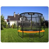 Neo-Sport profilirani vrtni trampolin 252 cm (8 ft) s unutarnjom mrežom, narančasti | shoptok.hr