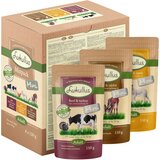 Lukullus 5 + 1 gratis! Naturkost većice - Mini Mix Adult: Govedina i puretina / Divljač i kunić / Perad i janjetina 6 x 150 g | shoptok.hr