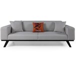 Atelier Del Sofa Leon sklopiva sofa 92x77x222cm Svijetlosiva | Eponuda.ba