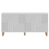 Hanah home Desso komoda s ladicama, bijela | Eponuda.ba