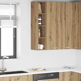 vidaXL viseći ormarić zidne riga umjetnički hrast 20 x 29,5 x 100 cm | shoptok.hr