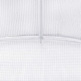  Staklenik s čeličnim okvirom bijeli 4 m² 2 x 2 x 2 m | shoptok.hr