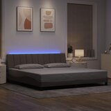 Okvir za krevet bez madraca Hanko smeđesivi 200x200 cm od tkanine | shoptok.hr