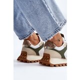 Boto Women's Beige-Green Sports Sneakers Ralita | shoptok.hr