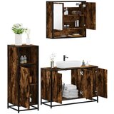  3-dijelni set kupaonskog namještaja boja hrasta drveni | shoptok.hr