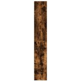 vidaXL Knjižna omara dimljeni hrast 80x30x189 cm inženirski les | Shoptok.si