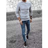 DStreet Men's light gray sweater WX2012  cene