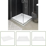 The Living Store Tuš kad s pikami bela 80x80x4 cm ABS - Kad Za Tuš, (21745119) | Shoptok.si