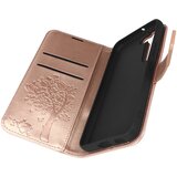 forcell Ovitek z vzorcem drevesa Mandala za Samsung Galaxy S22, denarnica in stojalo za video z zapestnico - rožnato zlato, (20524489) | Shoptok.si
