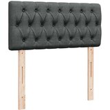  Krevet s oprugama i madracem tamnosivi 90x200 cm od tkanine | shoptok.hr