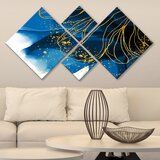 Wallity Slika 4MDF18445391741, 60x115 cm, 4 dela | ePonuda.com