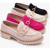 Resti Cream openwork women's moccasins with chain Imerila - Footwear | ePonuda.com