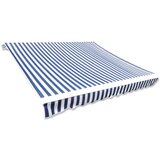 vidaXL platno za tendu plavo-bijelo 3 x 2,5 m (okvir nije uključen ) Cijene