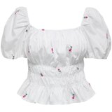 Only Majice s kratkimi rokavi TOP MUJER RAVEN 15296236 Bela | Shoptok.si