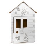 House XXL with a car 3D coloring book for children | Shoptok.si