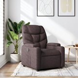 Maison Chic Naslanjač - Relax naslanjač temno rjavo blago, (22040125) | Shoptok.si