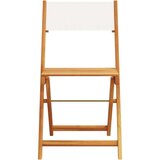  3-dijelni bistro set od tkanine i masivnog drva krem bijelim | shoptok.hr