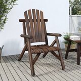 vidaXL Vrtni stol 68x86x103 cm trden smrekov les Cene
