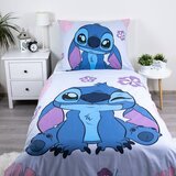 Jerry Fabrics Plava/ljubičasta pamučna dječja posteljina za krevet za jednu osobu 140x200 cm Lilo and Stitch "Cute" – | shoptok.hr