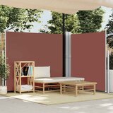 Uvlačiva bočna tenda za terasu 170 x 1200 cm smeđa | shoptok.hr