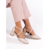GOODIN Women's light beige pointed sandals | Shoptok.si