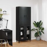  Highboard 2 pcs Umjetnički hrast Inženjerska drva i staklo | Eponuda.ba