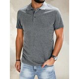 DStreet Koszulka polo męska ciemnoszara | shoptok.hr