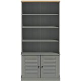  Regal za knjige VIGO sivi 85 x 35 x 170 cm od masivne borovine | shoptok.hr