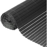 Nature Dvostranska vrtna pregrada PVC 1x3 m antracitna Cene