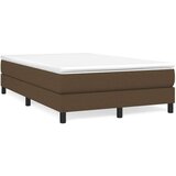  Box spring postelja z vzmetnico temno rjav 120x200 cm blago, (20726432) | Shoptok.si