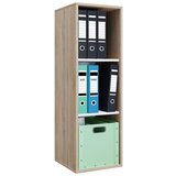 MID.YOU pisarniški regal lona, hrast | Shoptok.si