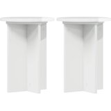  Stalak za biljke 2 pcs Bijela visokog sjaja Ø29,5 x 40 cm | Eponuda.com