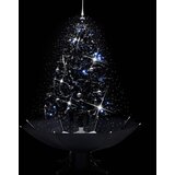  Božićno drvce koje sniježi sa stalkom crno 140 cm PVC | Eponuda.com