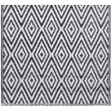  Vanjski tepih ARAKIL bijelo-crni 160 x 230 cm PP | shoptok.hr