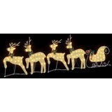 vidaXL LED jelene 5 pcs Zlata blago | Shoptok.si