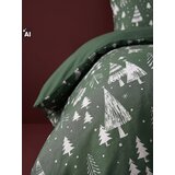 Sinsay Komplet posteljine koja svijetli u mraku s uzorkom božićnih drvaca | shoptok.hr