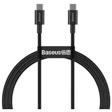 Baseus podatkovni kabel catys-b01 supirior quick charge 100w type c na type c - črn