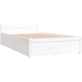  Okvir za krevet s ladicama bijeli 90 x 190 cm jednokrevetni | Eponuda.com
