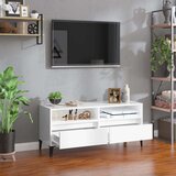 vidaXL TV ormarić sjajni bijeli 100x34 5x44 5 cm od konstruiranog drva | shoptok.hr