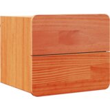  Noćni ormarić 2 pcs Smeđa 39 x 34 x 33 cm Masivna borovina | shoptok.hr