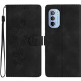INORCO Za Motorola Moto G52 4G/G82 5G PU usnjena torbica za telefon z odtisom cvetov, denarnica za mobilni telefon, pokrov stojala, (22037039) Cene