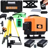 Rosfix SET LASERSKI NIVELIR ROT12L – 12 LINIJ, 360°, IP54, 25 M, 2X3500 MAH, STATIV 43–120 CM | Z DALJINCEM, (5000075889) | Shoptok.si