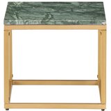  Stolić za kavu zeleni 40x40x35 cm pravi kamen mramorne teksture | shoptok.hr