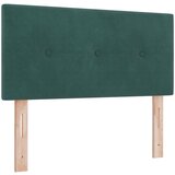 vidaXL Naslon za glavo, gumbasto oblazinjen, temno zelena, 80 cm, žamet, (22049303) | Shoptok.si