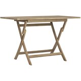  Sklopivi vrtni stol sivi 120 x 70 x 75 cm od masivne tikovine | shoptok.hr