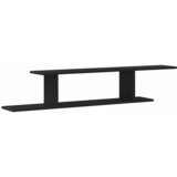  Polica za TV koja se montira na zid Crni hrast 125 x 18 x 23 cm | Eponuda.com