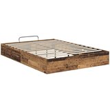  Otomanski krevet s pohranom Staro drvo 193 x 120 x 25 cm | shoptok.hr